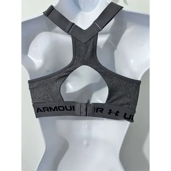 Under Armour, gray sports bra 32C small  A794 - Picture 3 of 5